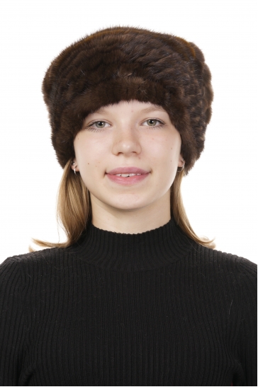 Шапка женская из норки