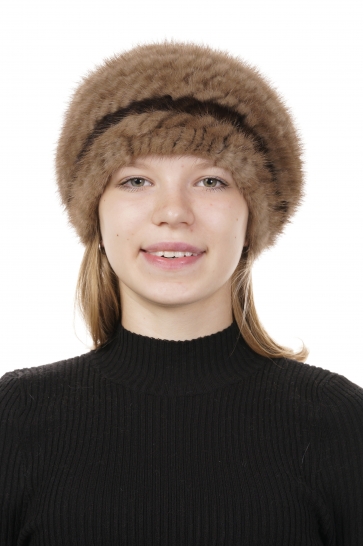 Шапка женская из норки