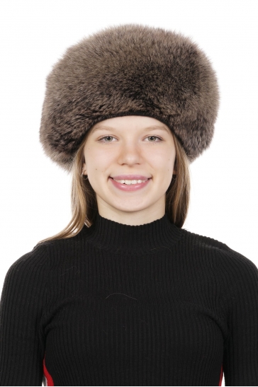 Шапка женская из песца