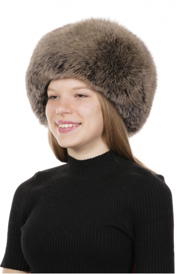Шапка женская из песца