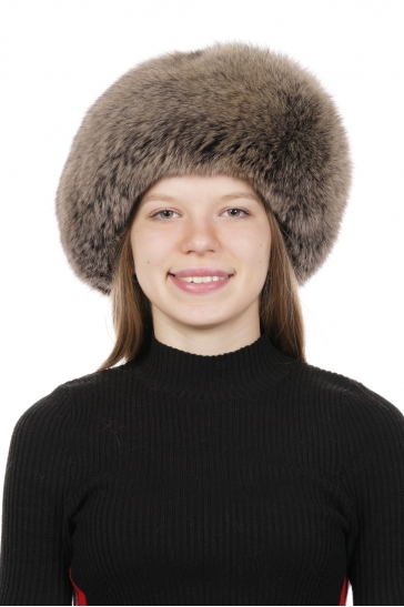 Шапка женская из песца