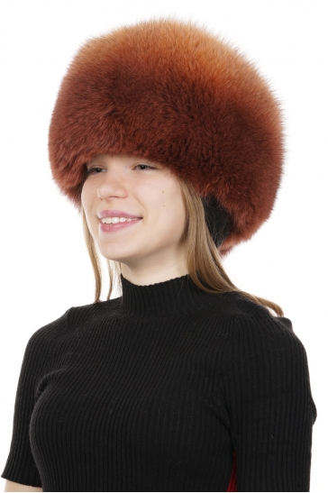 Шапка женская из песца