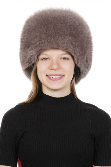 Шапка женская из песца