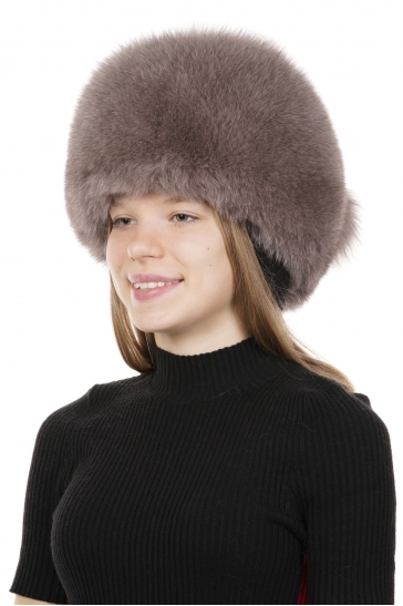 Шапка женская из песца