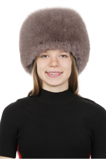 Шапка женская из песца